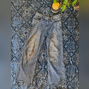 Hollister Blue Flare & Wide Leg Jeans